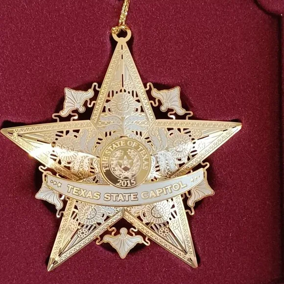 Texas State Capitol Ornament 2015 The Lone Star Christmas Collectible Box - Picture 7 of 8